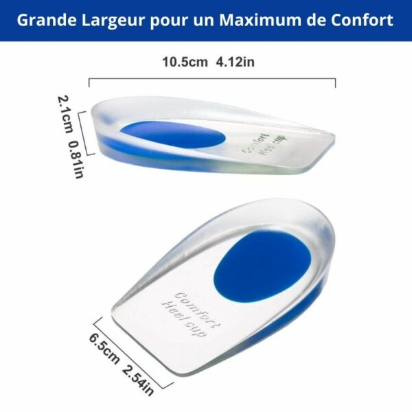 Semelles en Gel de Silicone Sandyconfort Semelles en Gel de Silicone Sandyconfort