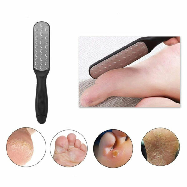 Râpe à pied Double face : Eliminez callosités Râpe à pied Double face : Eliminez callosités
