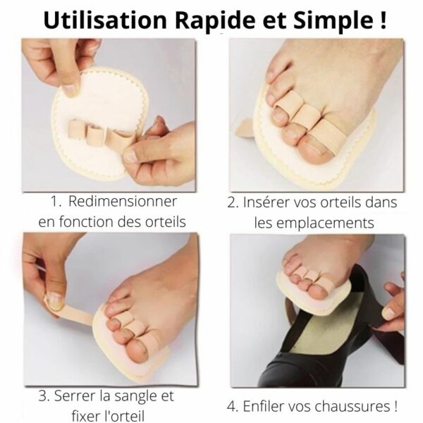 Redresseur pour Soulager les Orteils en Marteau Redresseur pour Soulager les Orteils en Marteau