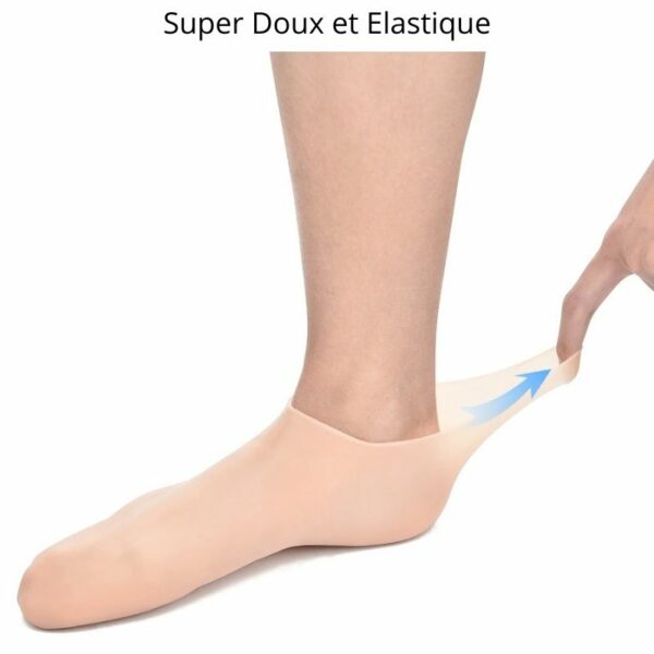 Chaussette Silicone Nuit Sandy Confort Chaussette Silicone Nuit Sandy Confort