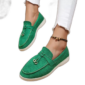 mocassinclaquettepourfemmeSeaGreen